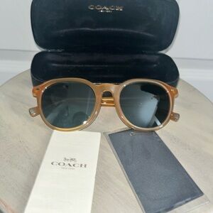 Coach Brownish yellow Sunglasses